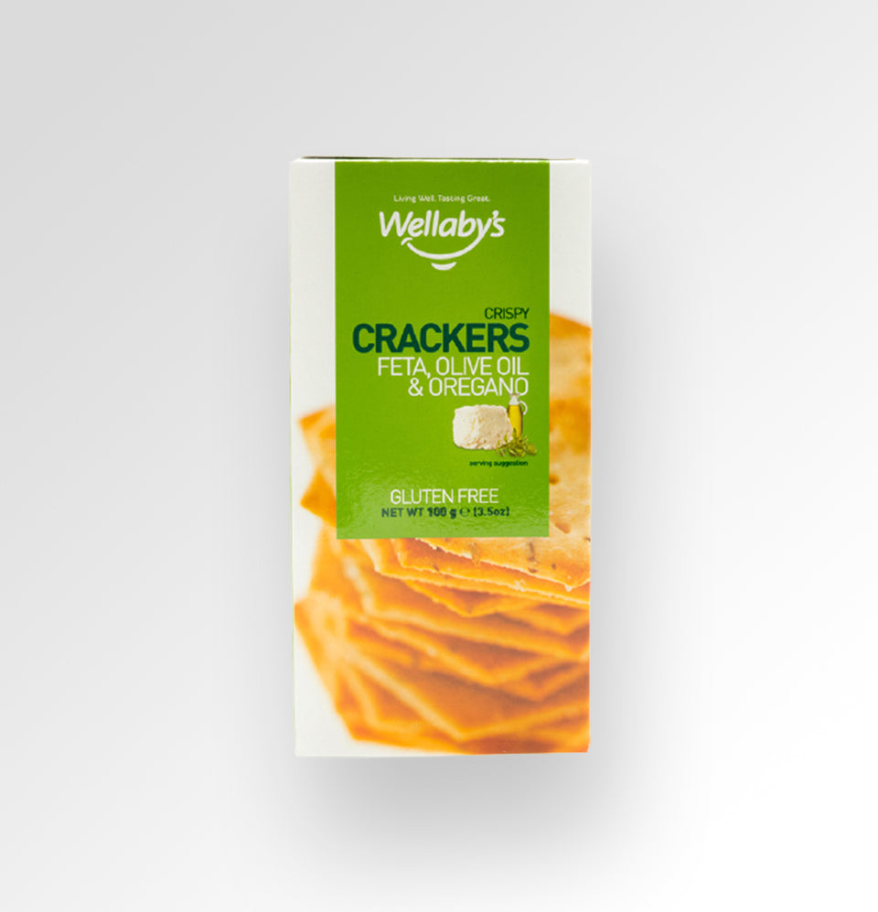 Wellaby's Feta, Olive Oil & Oregano Crackers