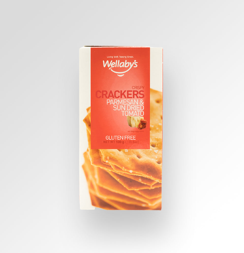 Wellaby's Parmesan & Tomato Crackers